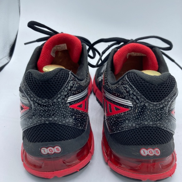 Asics Gel Cirrus33-2 Black / Lightning / Fire T314N Running Shoes Men 9 - Picture 7 of 12